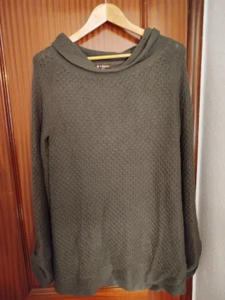 Vestido de punto Tribune verde oliva talla única