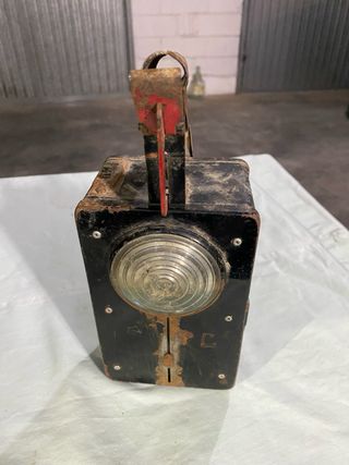 Lanterna vintage di ferrovia