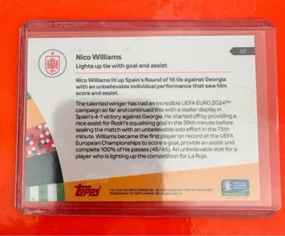 Nico Williams Topps Now Euro 2024 Card