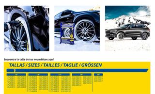Cadenas Nieve Textiles Goodyear Talla S