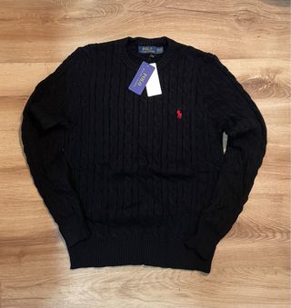 Polo Ralph Lauren Jersey Negro Talla M Nuevo