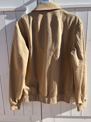 Chaqueta Harrington Zara Hombre Talla M Beige