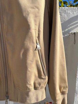 Chaqueta Harrington Zara Hombre Talla M Beige