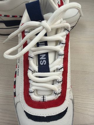 Zapatillas Pepe Jeans Blancas y Rojas