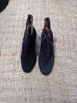 Botines Wonders azul marino