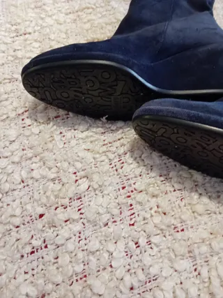 Botines Wonders azul marino