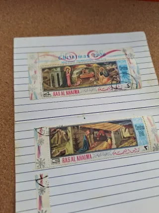 Sellos Ras Al Khaima Christmas 1968