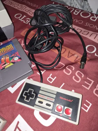 Nintendo NES Consola con mandos y juego