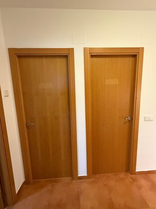 9 Puertas Interiores Roble de buena calidad.