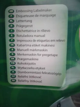 SIN ABRIR Rotuladora manual DYMO