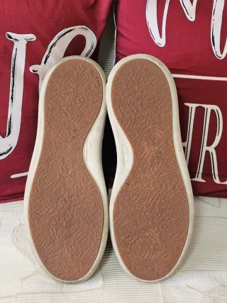 Zapatillas Clarks Piel Negra