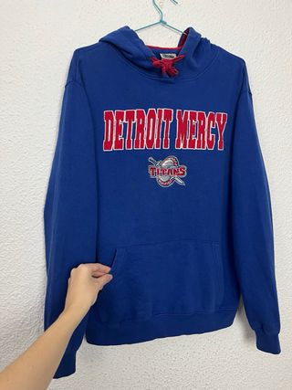 Sudadera USA Detroit Mercy Titans Capucha Talla M