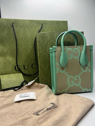 Bolso Tote Gucci mini Jumbo GG