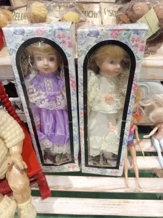 Muñecas de porcelana vintage