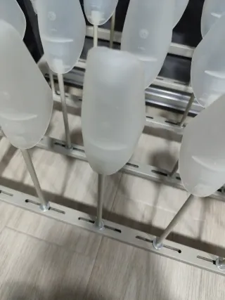 Zapatero Ikea PAX Transparente con riel y tornillo