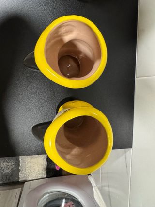 2 Figuras Cerámica Loro Tres Amigos