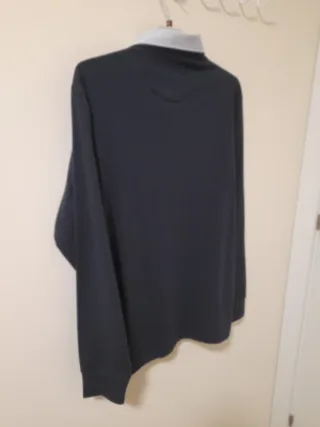 Camisero hombre azul y blanco