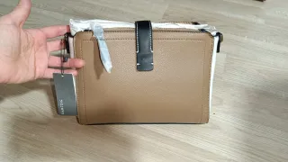 Bolso Parfois marrón y blanco