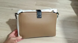 Bolso Parfois marrón y blanco