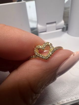 Anillo Pandora Corazón Talla 6 (52)