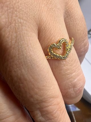 Anillo Pandora Corazón Talla 6 (52)