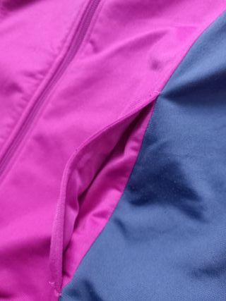 Chaqueta deportiva Puma mujer morado y azul