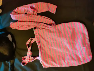 Bolsa de tela más bufanda