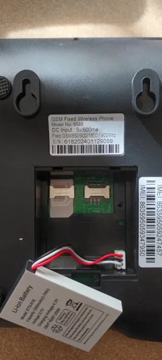 Teléfono fijo con pantalla