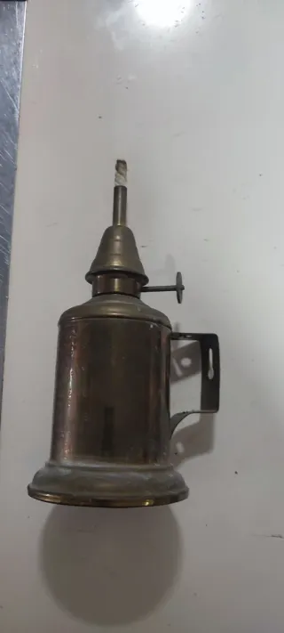 3 Lámparas de Aceite Antiguas