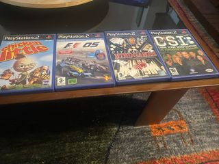 Lote 4 Juegos PS2: Chicken Little, F1 05, CSI, Min