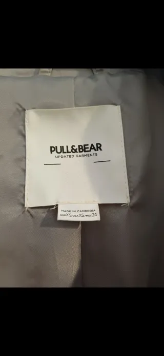 Parka Pull&Bear Beige Talla M