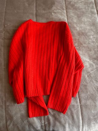 Jersey rojo de canalé