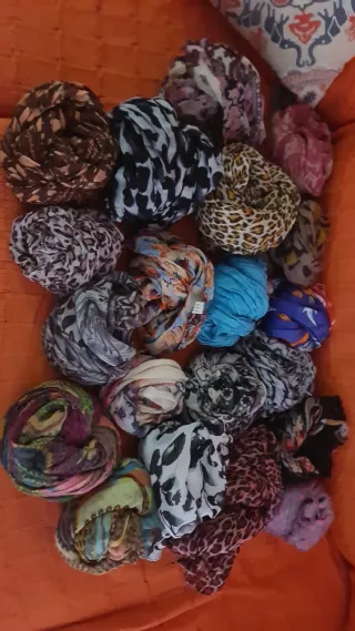 Lote pañuelos cuello estampados