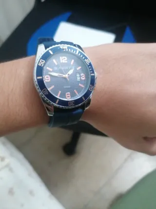 Reloj Deportivo SPORT Azul y Plateado