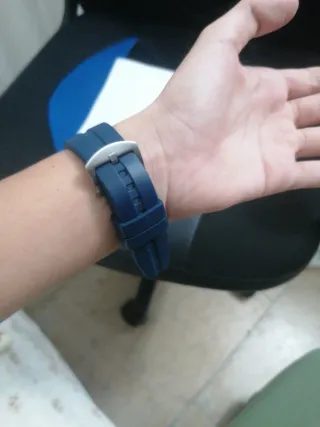 Reloj Deportivo SPORT Azul y Plateado