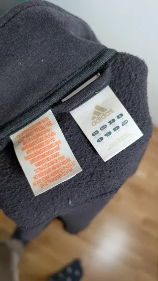 Chaqueta Adidas Vintage Gris Oscuro Unisex