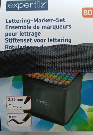 Set 80 Rotuladores Lettering Expertiz. Rotuladores