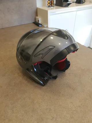 Casco Moto Integral Levior Gris