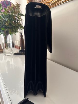 Maletín Montblanc Negro Piel