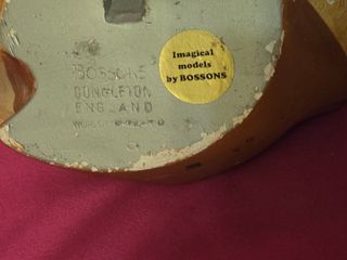 Scultura gesso Aviatore Bossons England 1990