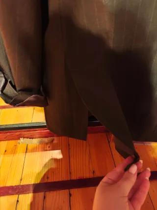 Blazer oversize Zara rayas diplomáticas