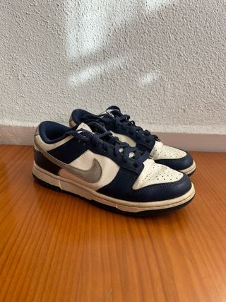 Zapatillas Nike Dunk Azul y Blanco