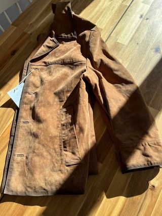 Chaqueta Zara Piel Hombre Talla S Nueva