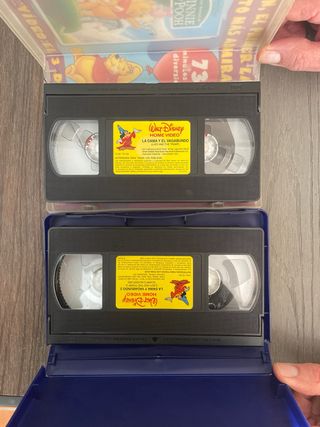 Pack VHS La Dama y el Vagabundo Walt Disney