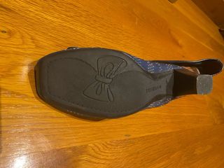 Zapatos Hispanitas piel azul mujer