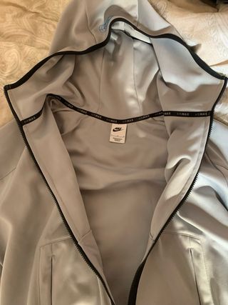 Sudadera Nike Air Max Gris Cremallera