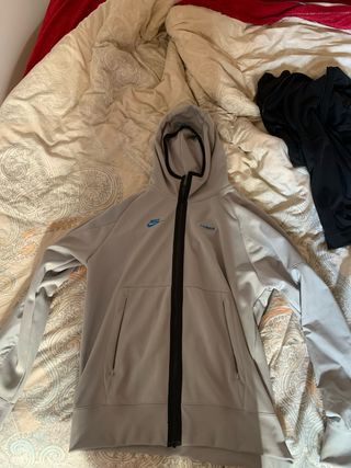 Sudadera Nike Air Max Gris Cremallera