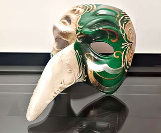 Máscara veneciana de cerámica pequeña