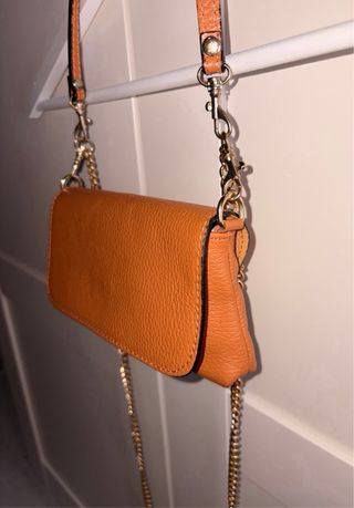 Bolso Piel Italiana Marrón