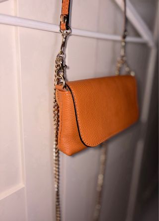 Bolso Piel Italiana Marrón